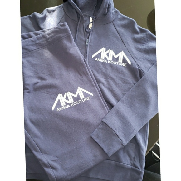 Pants - SALE!! LAST ONE!  NWT Akima Navy Blue Sweatsuit